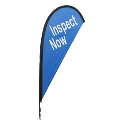 "Inspect Now" Tear Drop