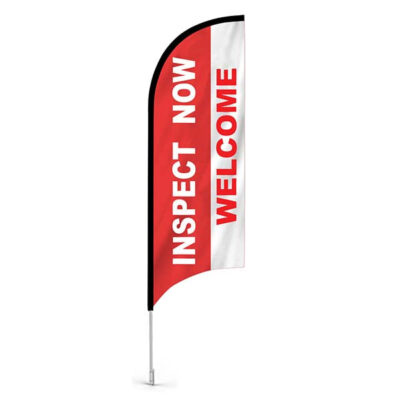 Inspect Now Welcome - Red