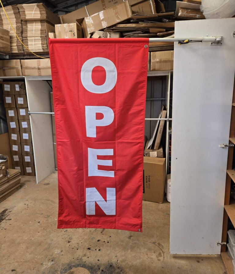 Generic Hanging Banner 1600x750mm Open